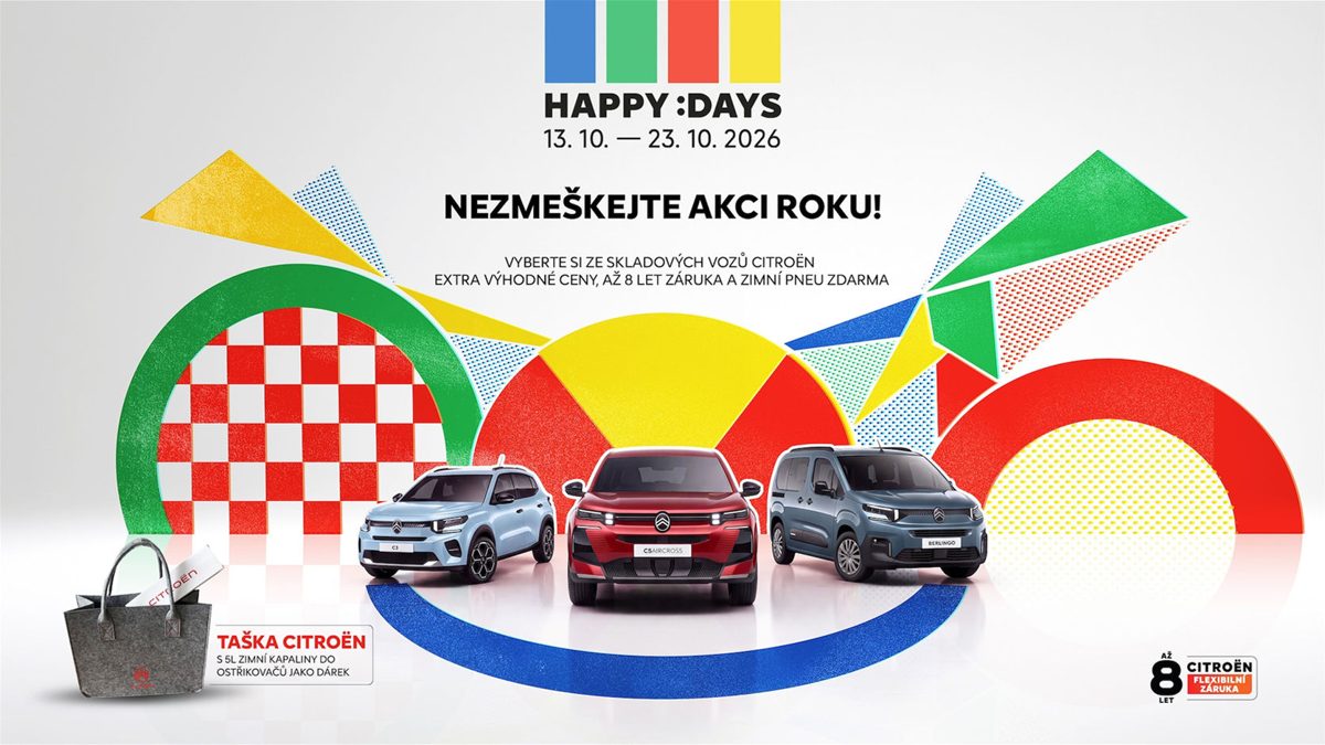 Citroën Happy Days – C3, C5 Aircross a Berlingo